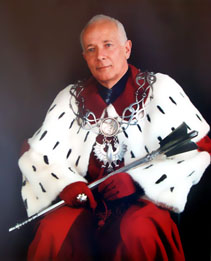 Rektor Kołątaj w todze